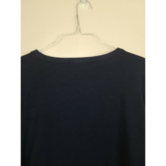 Roz & Ali Womens Navy Blue Textured Button Front Casual Cardigan Plus Size 3X - Picture 4 of 7